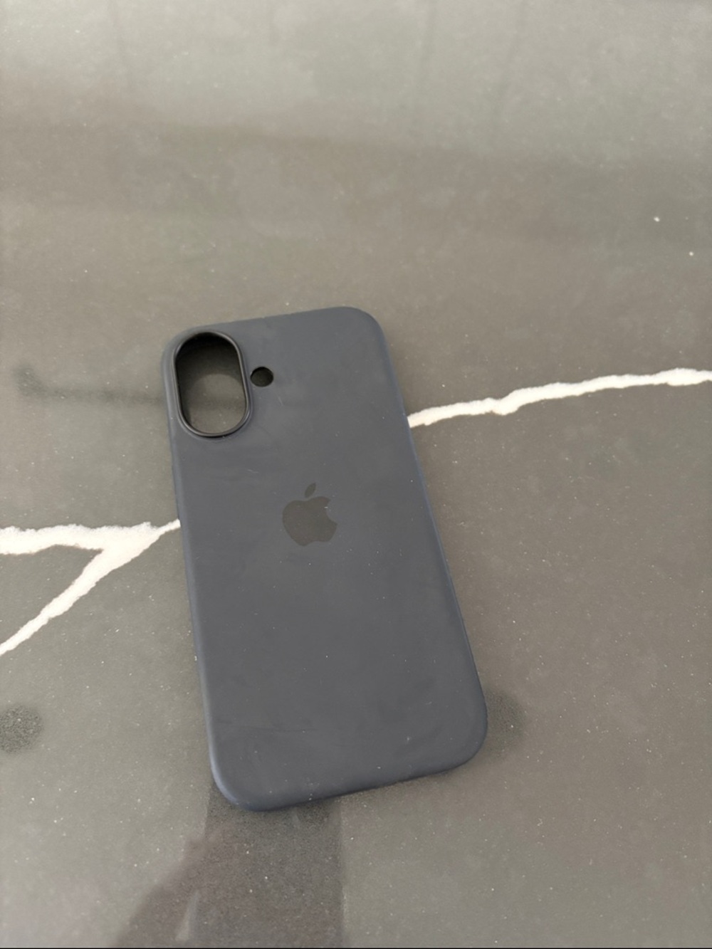 Apple Silicone iPhone Case - Black